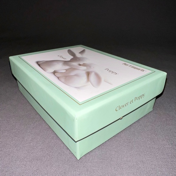 Pier 1 White Hugging Snuggle Bunnies - Picture 2 of 12